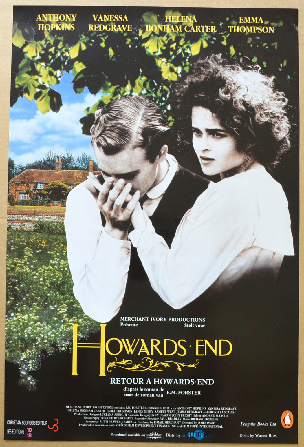 Howards End Original Belgian Poster - Film Poster - Movie Poster