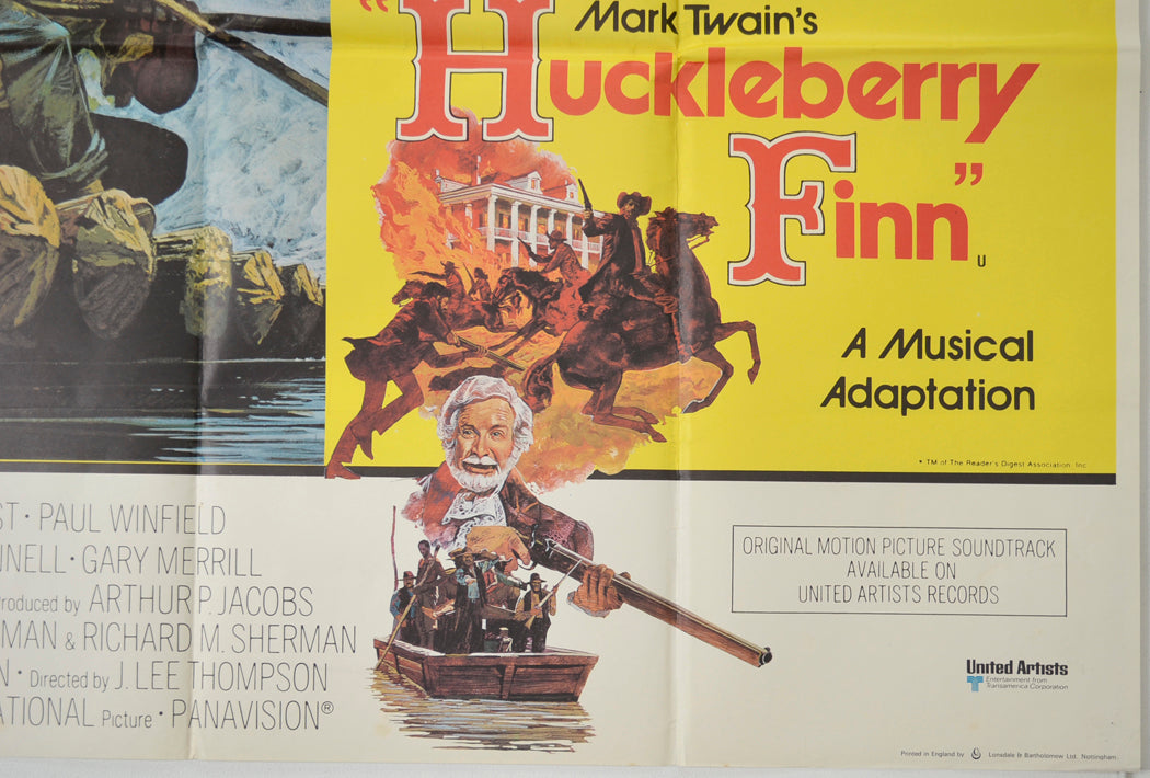 HUCKLEBERRY FINN (Bottom Right) Cinema Quad Movie Poster
