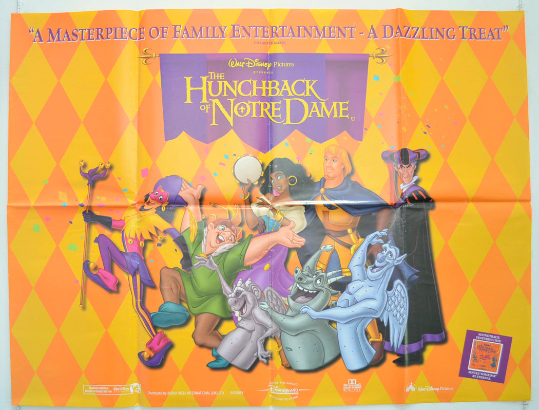 The Hunchback Of Notre Dame Original Quad Poster - Film Poster - Movie Poster