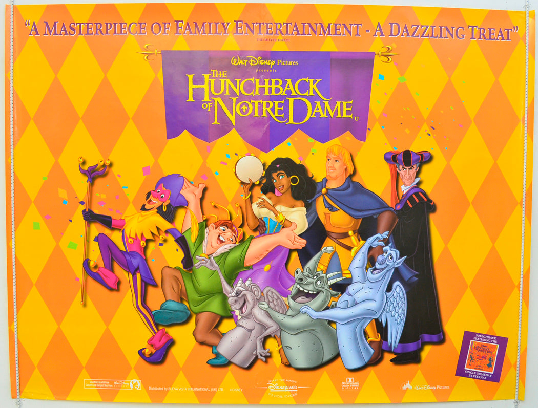The Hunchback Of Notre Dame Original Quad Poster - Film Poster - Movie Poster