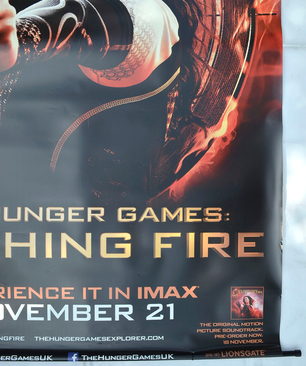 THE HUNGER GAMES : CATCHING FIRE Cinema BANNER Bottom Right