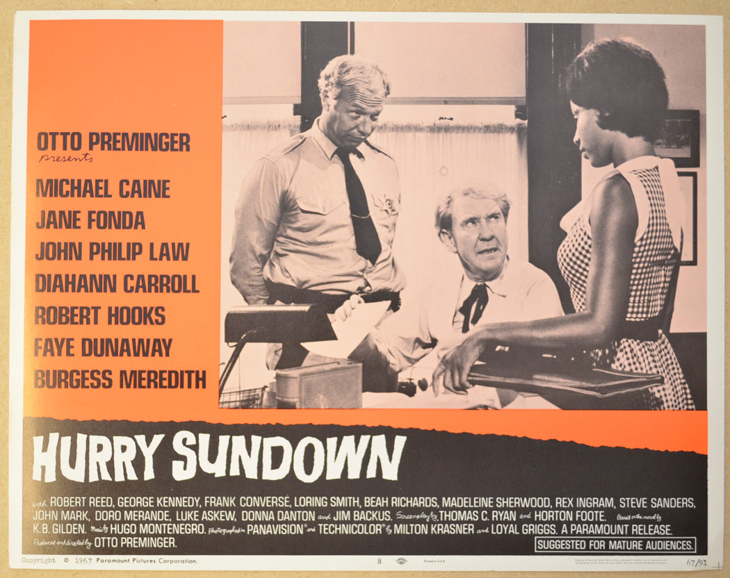 HURRY SUNDOWN (Card 8) Cinema Lobby Card Set