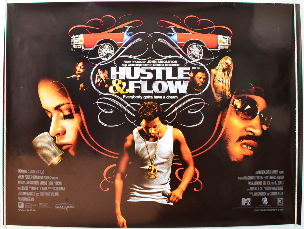 Hustle And Flow Original British Quad Poster - Film Poster - Movie Poster