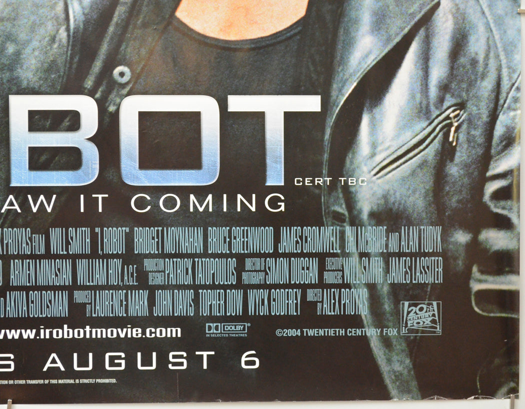 I, ROBOT (Bottom Right) Cinema Quad Movie Poster