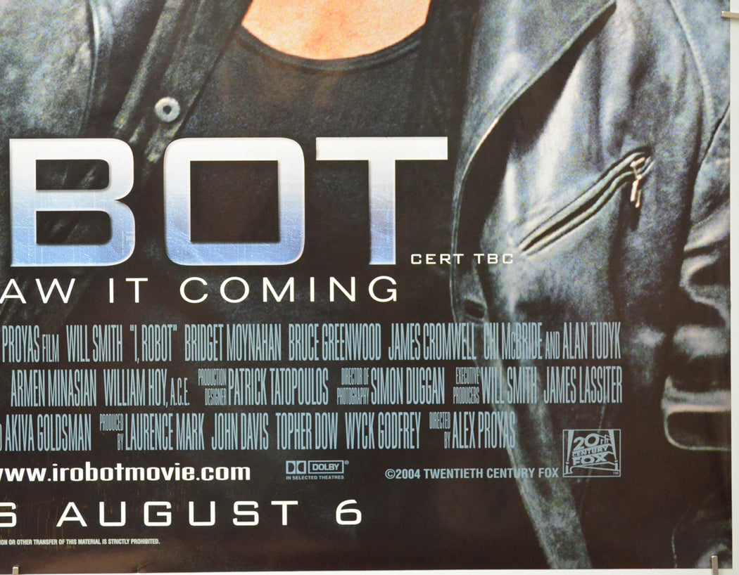 I, ROBOT (Bottom Right) Cinema Quad Movie Poster