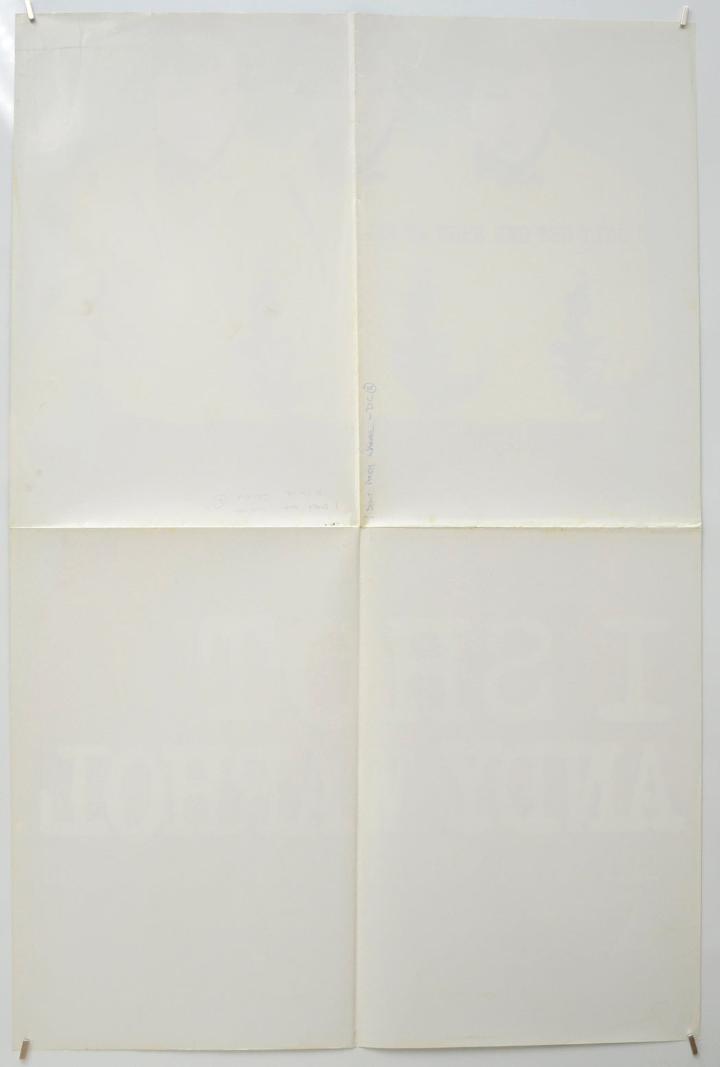 I SHOT ANDY WARHOL (Back) Cinema Double Crown Movie Poster