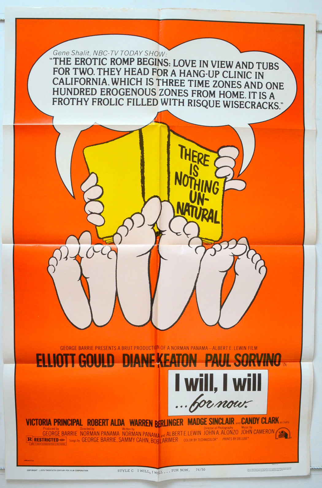 I Will, I Will.. For Now (Style C) Original One Sheet Poster - Movie Poster