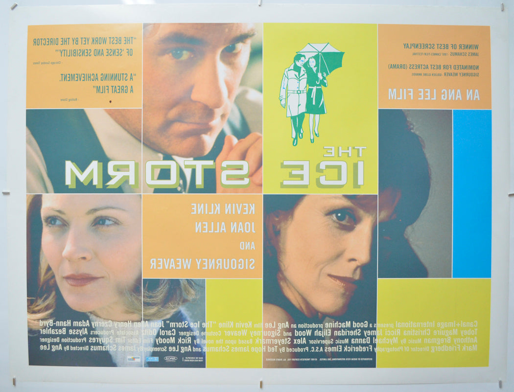 THE ICE STORM (Back) Cinema Quad Movie Poster