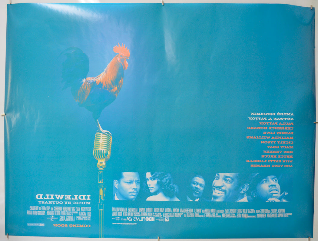 IDLEWILD (Back) Cinema Quad Movie Poster