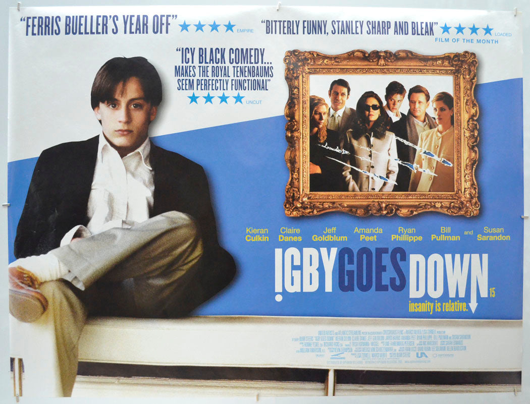 Igby Goes Down Original Quad Poster - Film Poster - Movie Poster