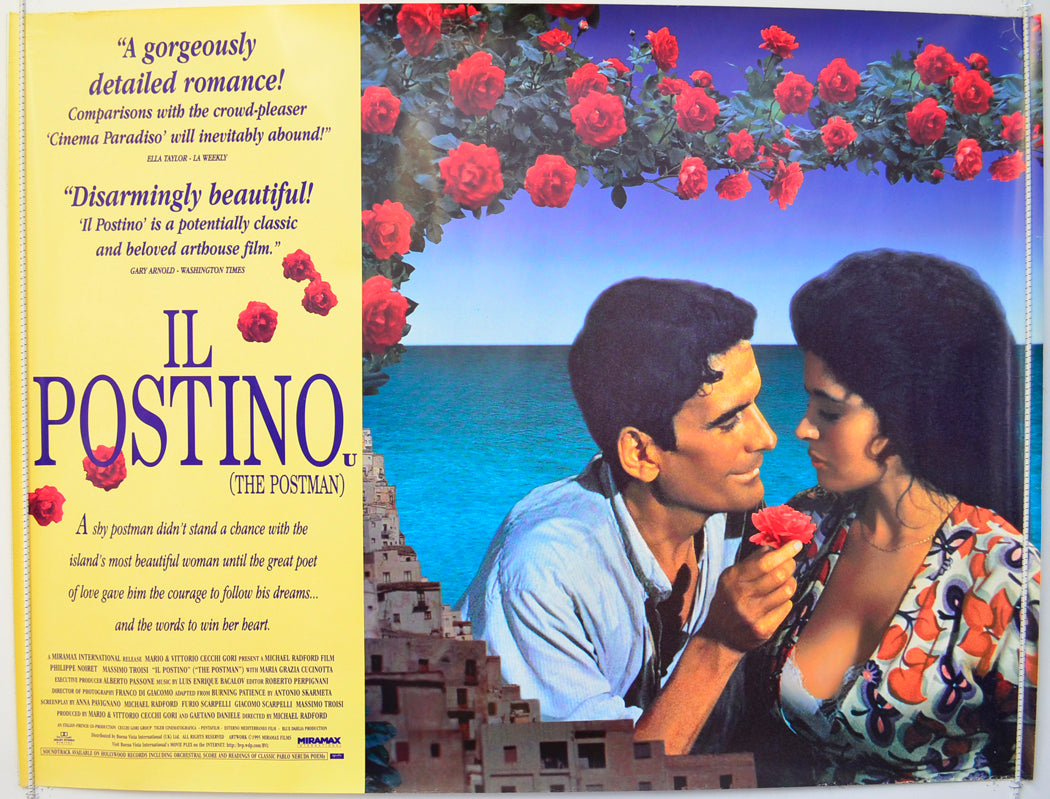 Il Postino Original British Quad Poster - Film Poster - Movie Poster