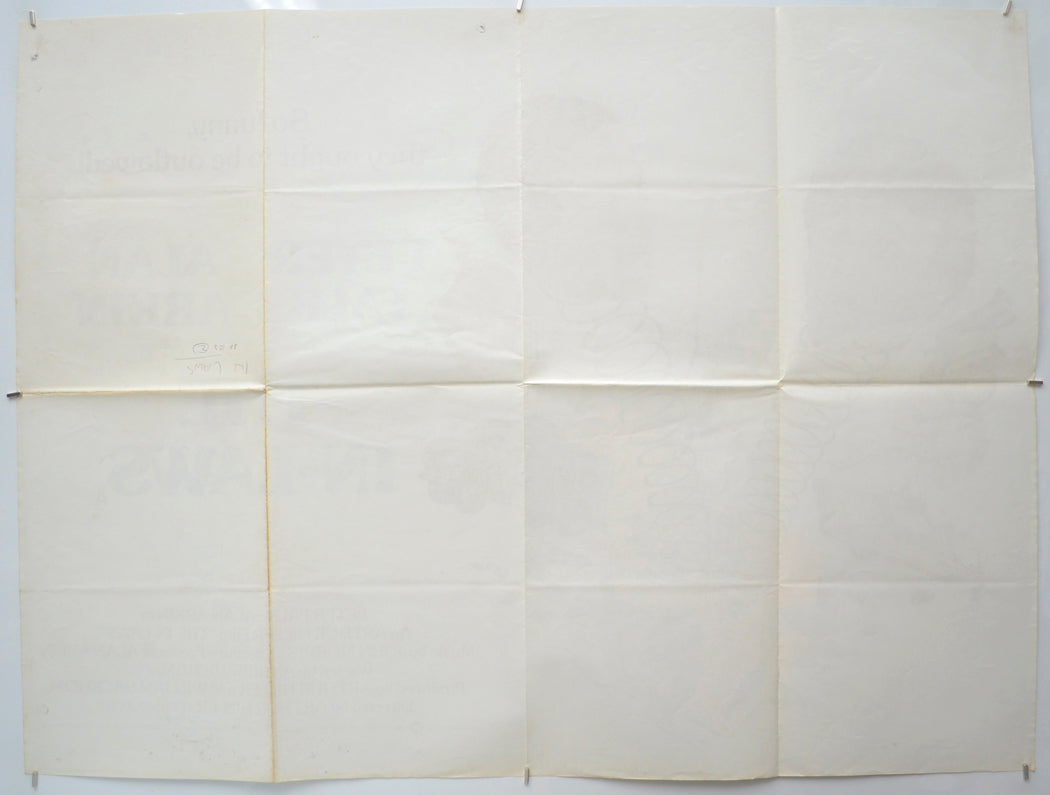 THE IN-LAWS (Back) Cinema Quad Movie Poster