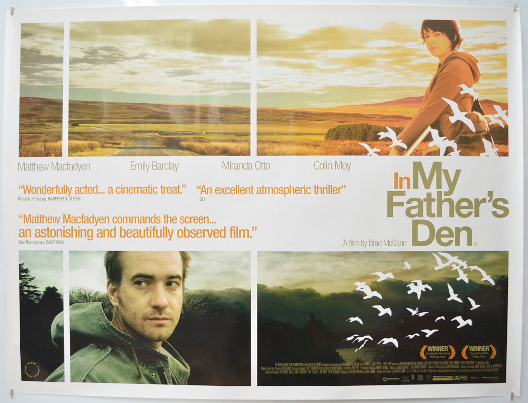 In My Father's Den Original Quad Poster - Film Poster - Movie Poster