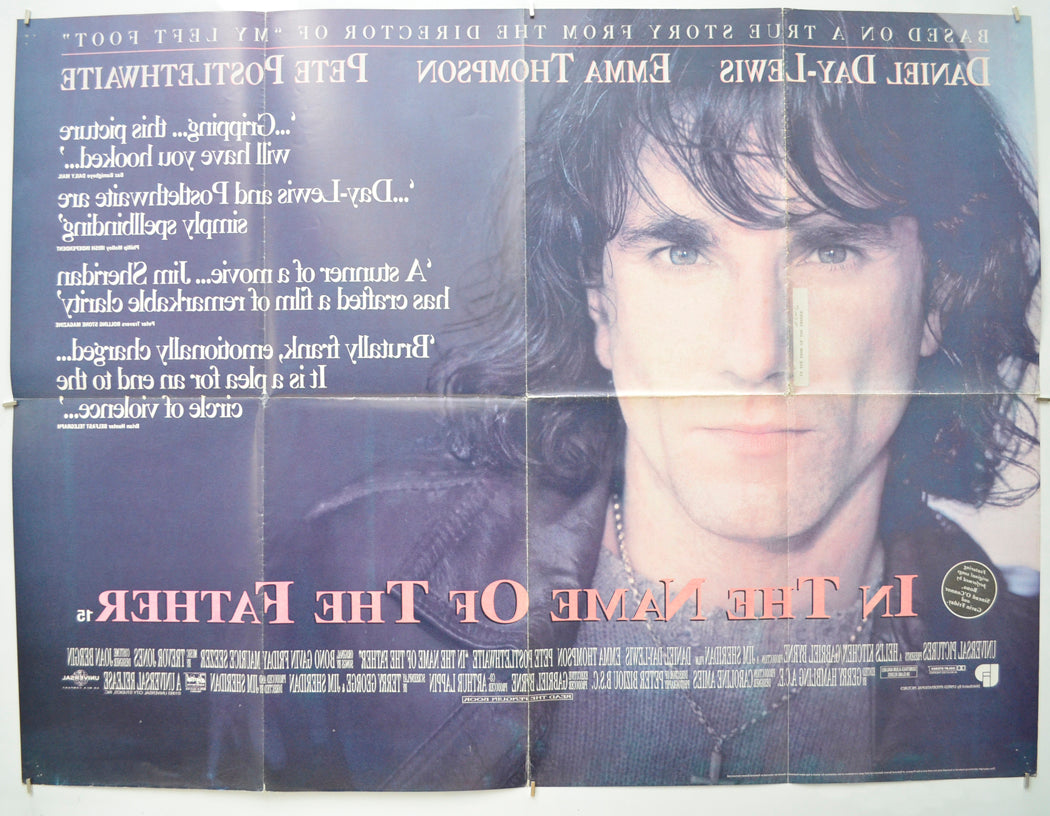 IN THE NAME OF THE FATHER (Back) Cinema Quad Movie Poster