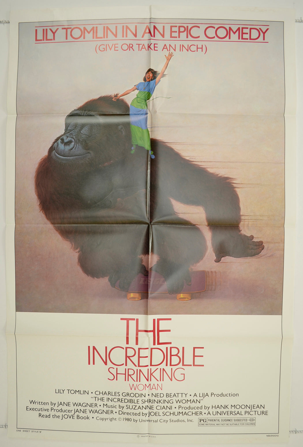 The Incredible Shrinking Woman Original One Sheet Poster - Film Poster - Movie Poster