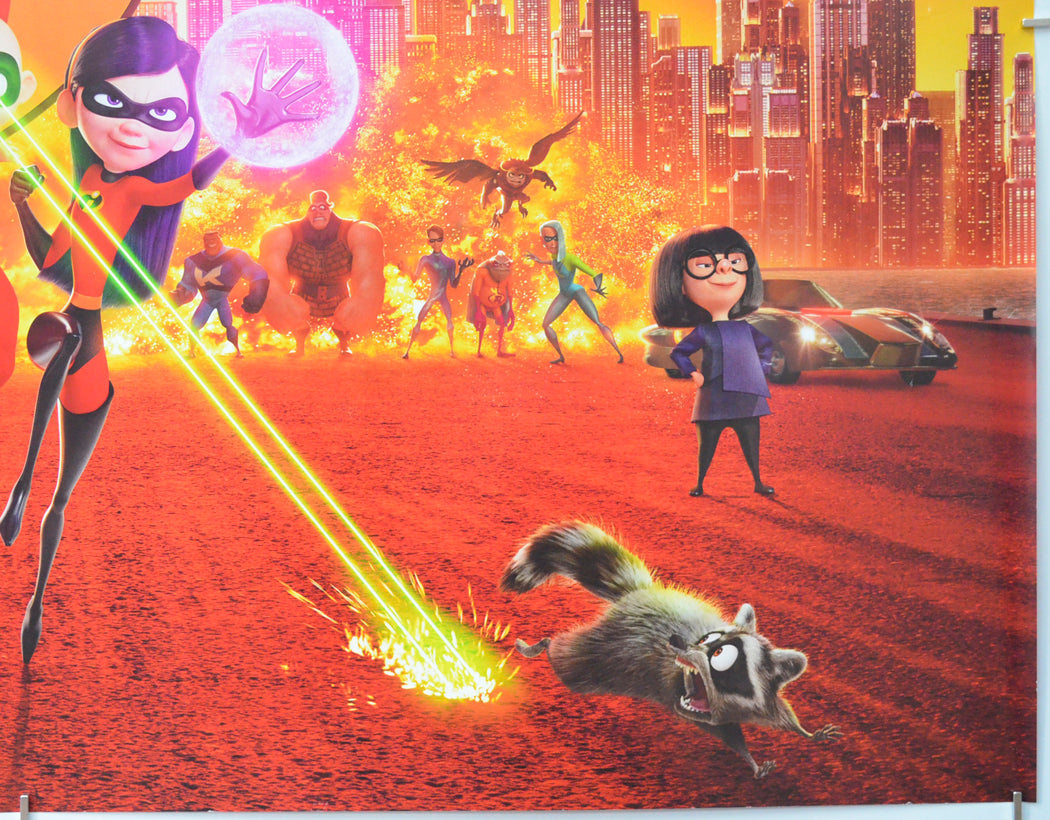 THE INCREDIBLES 2 (Bottom Right) Cinema Quad Movie Poster