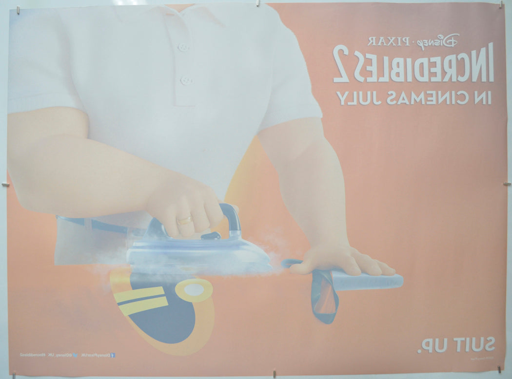 The Incredibles 2 (Back) Cinema Quad Movie Poster