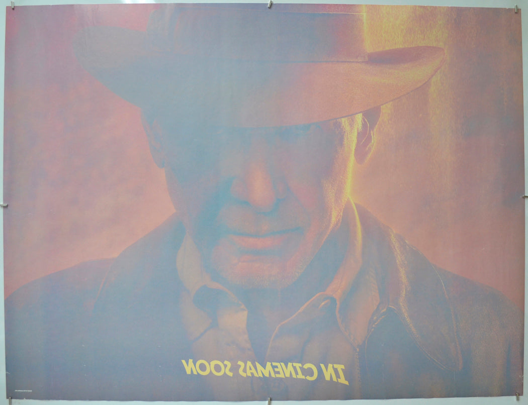 INDIANA JONES AND THE DIAL OF DESTINY (Back) Cinema Quad Movie Poster