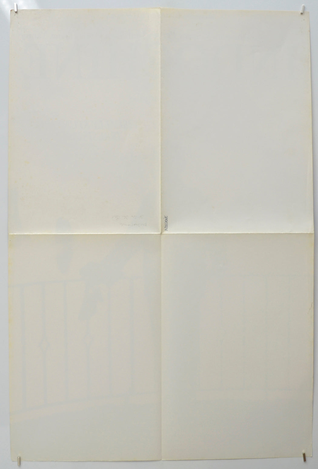 INDOCHINE (Back) Cinema Double Crown Movie Poster