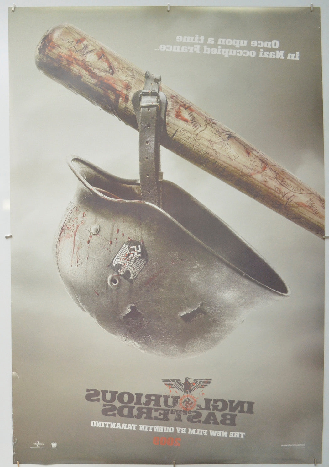 Inglourious Basterds (Back) Cinema One Sheet Movie Poster