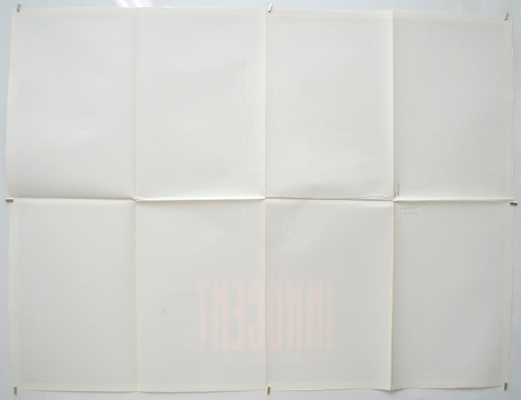 THE INNOCENT (Back) Cinema Quad Movie Poster