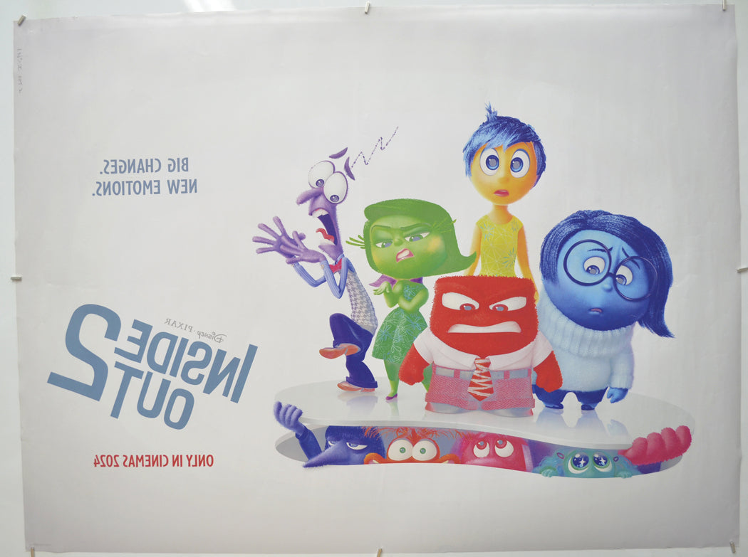 INSIDE OUT 2 (Back) Cinema Quad Movie Poster