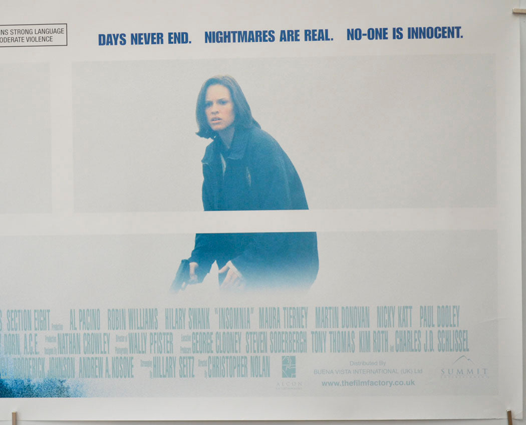 INSOMNIA (Bottom Right) Cinema Quad Movie Poster