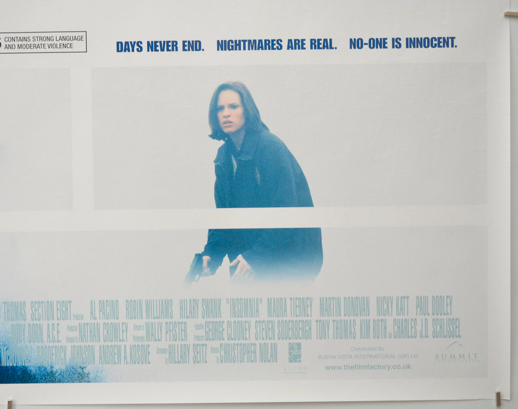 INSOMNIA (Bottom Right) Cinema Quad Movie Poster