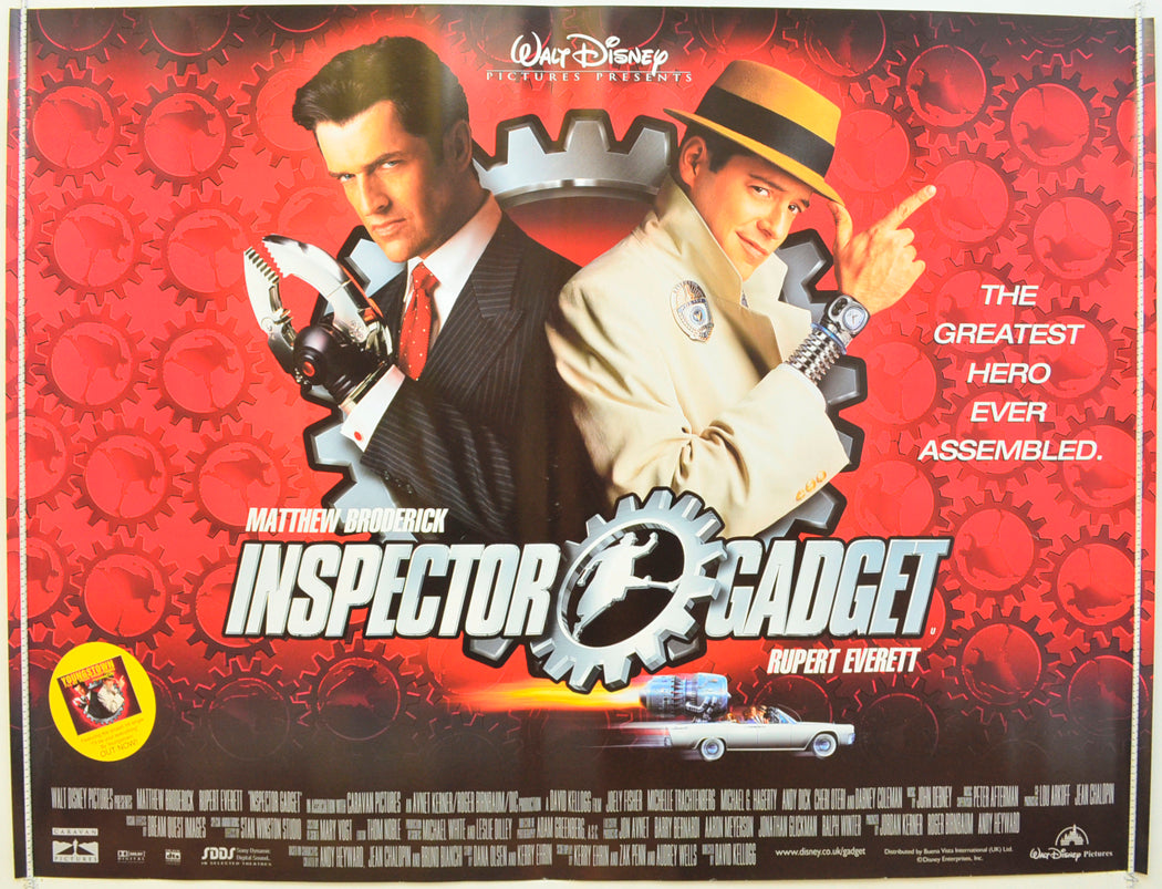 Inspector Gadget Original Quad Poster - Film Poster - Movie Poster