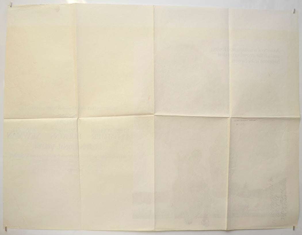 INTERNATIONAL VELVET (Back) Cinema Quad Movie Poster