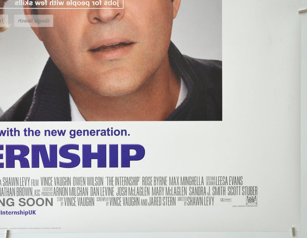 THE INTERNSHIP (Bottom Right) Cinema Quad Movie Poster