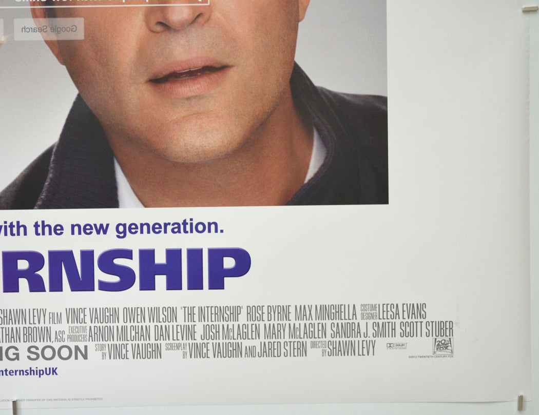 THE INTERNSHIP (Bottom Right) Cinema Quad Movie Poster