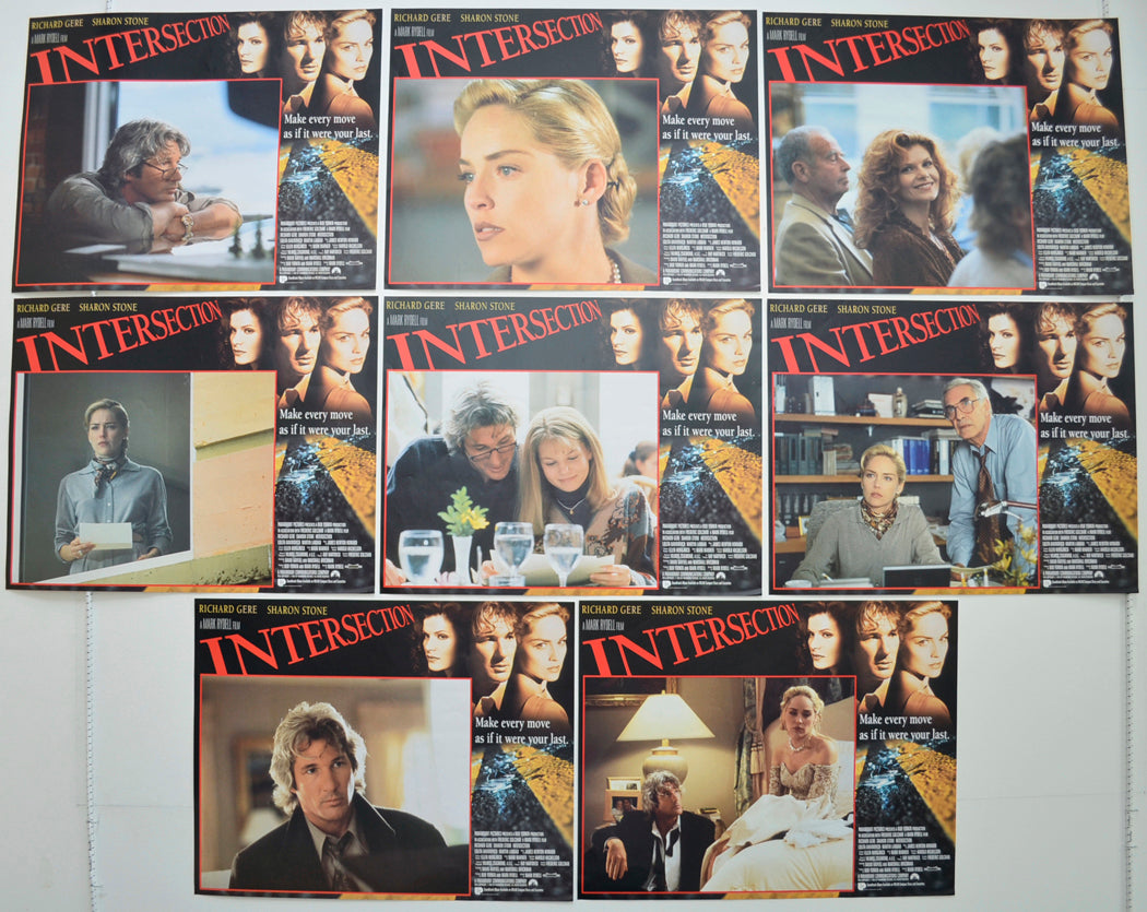 Intersection Set of 8 Original Cinema Lobby Cards