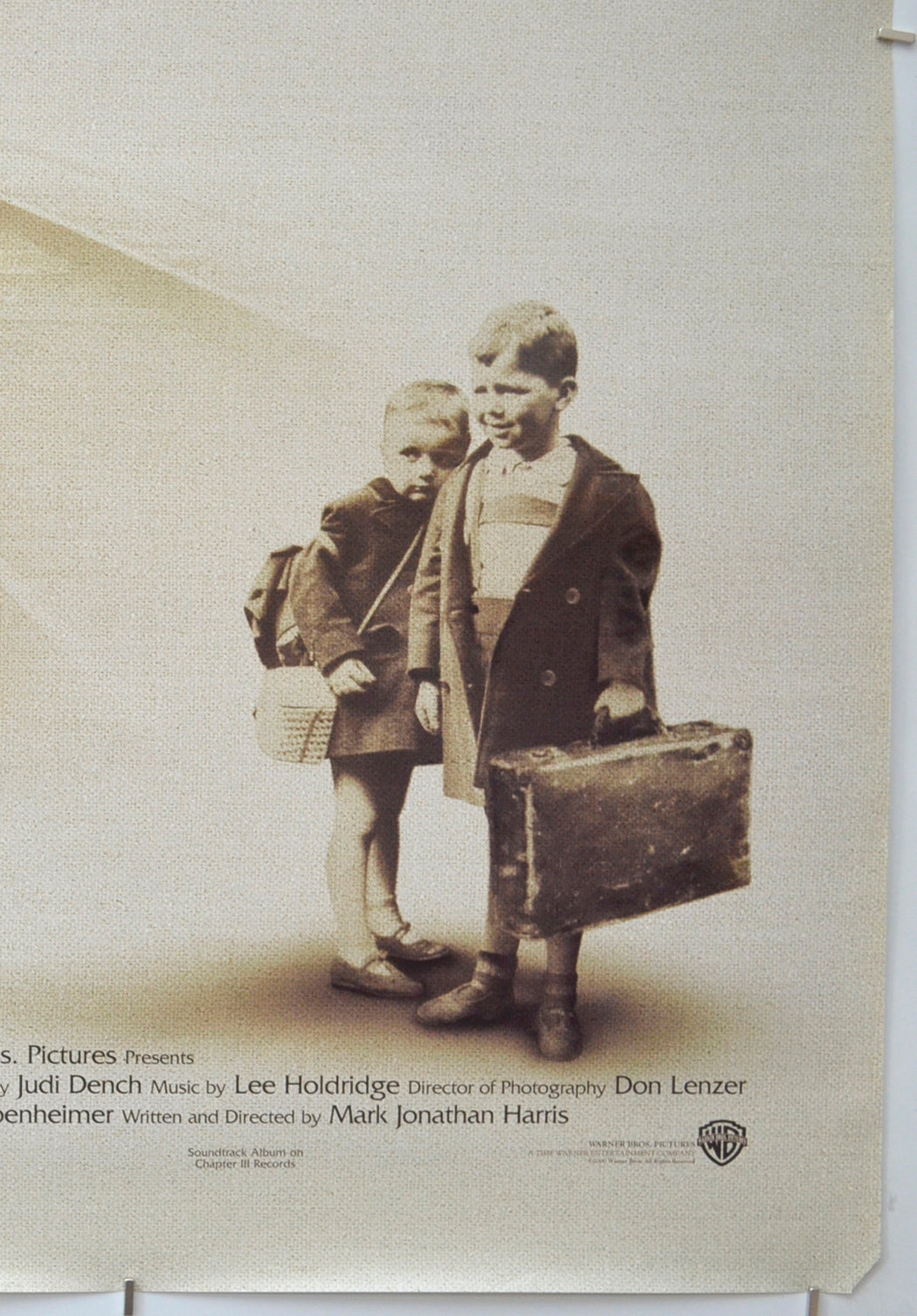 INTO THE ARMS OF STRANGERS (Bottom Right) Cinema One Sheet Movie Poster