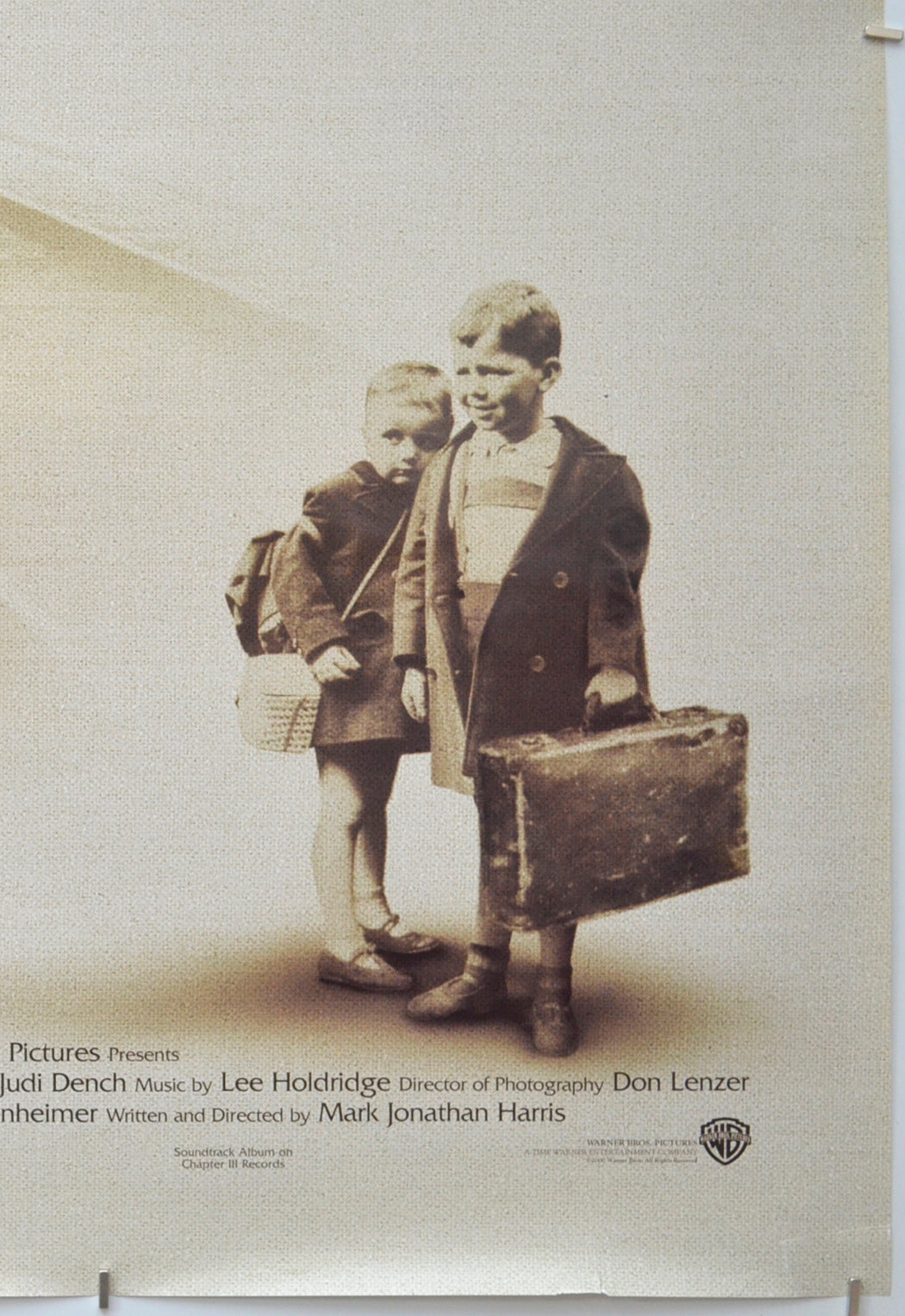 INTO THE ARMS OF STRANGERS (Bottom Right) Cinema One Sheet Movie Poster