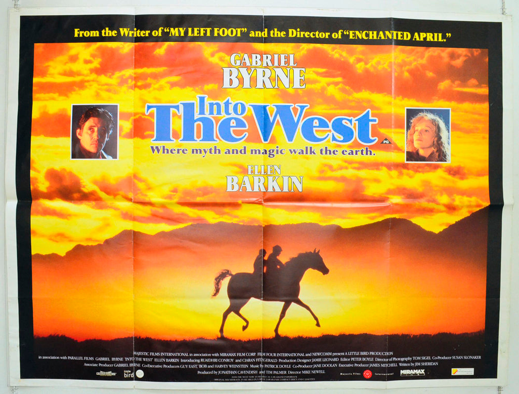 Into The West Original British Quad Poster - Film Poster - Movie Poster