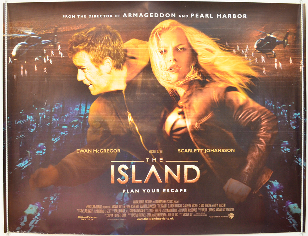 The Island Original Quad Poster - Film Poster - Movie Poster