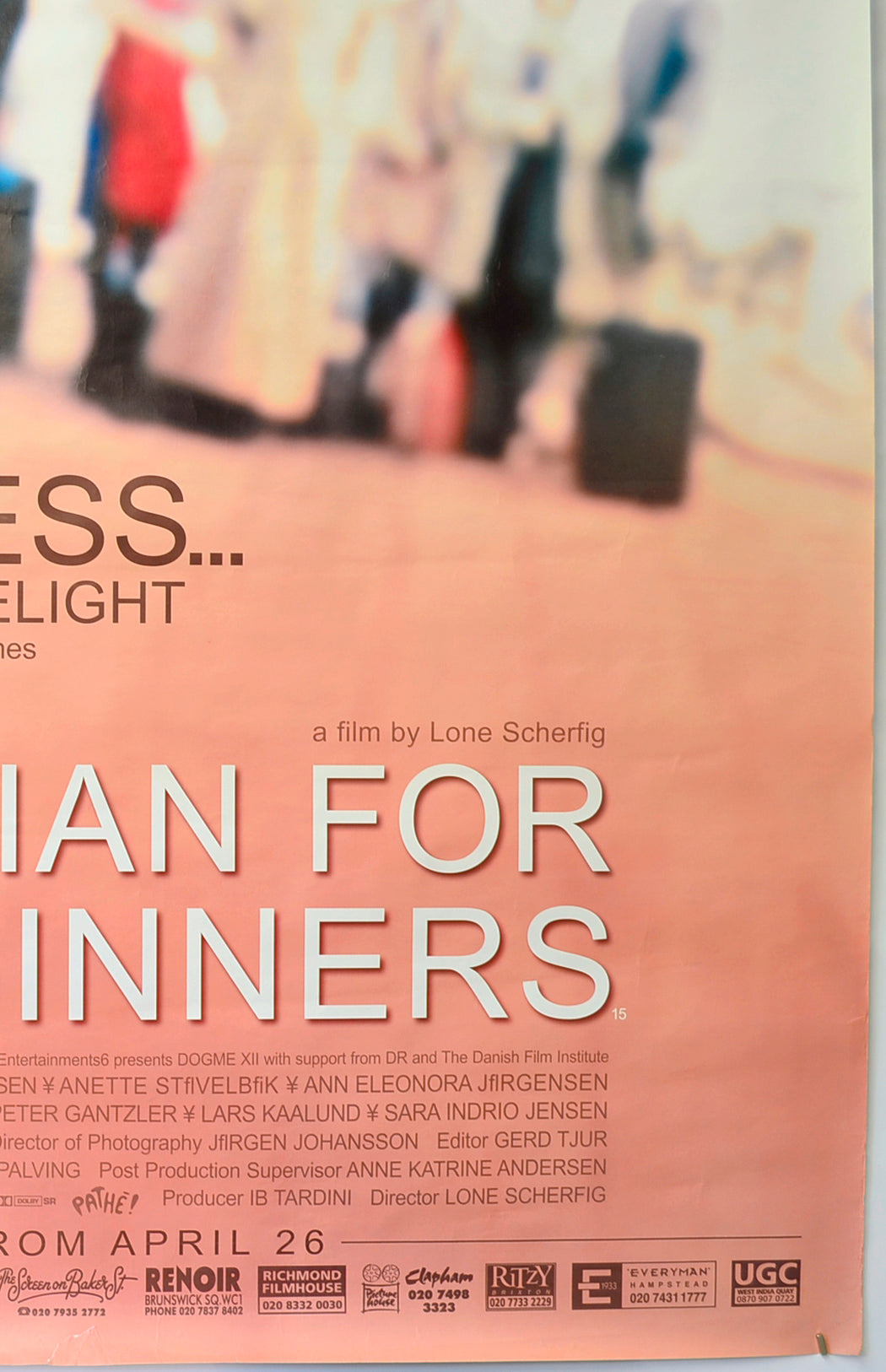 ITALIAN FOR BEGINNERS (Bottom Right) Cinema 4 Sheet Movie Poster