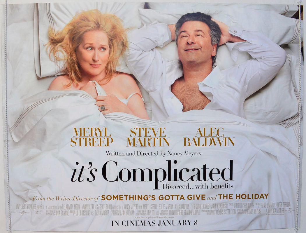 It's Complicated Original British Quad Poster - Film Poster - Movie Poster