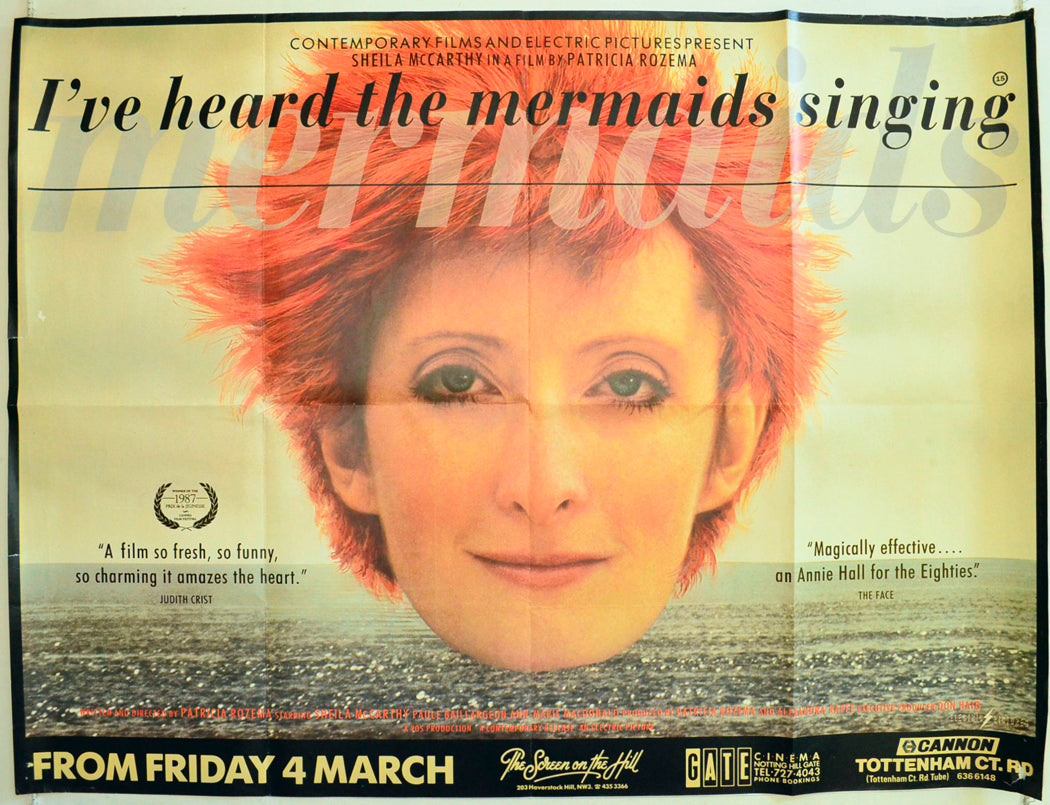 I've Heard The Mermaids Singing Original British Quad Poster - Film Poster - Movie Poster