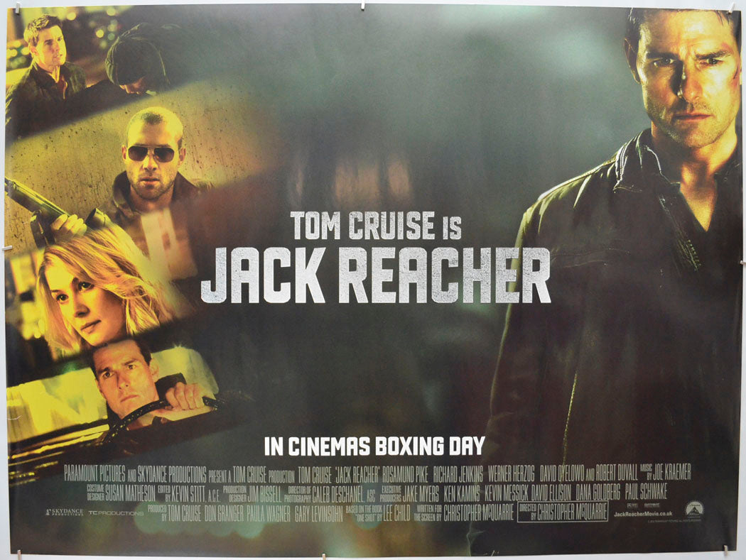 Jack Reacher Original Quad Poster - Film Poster - Movie Poster