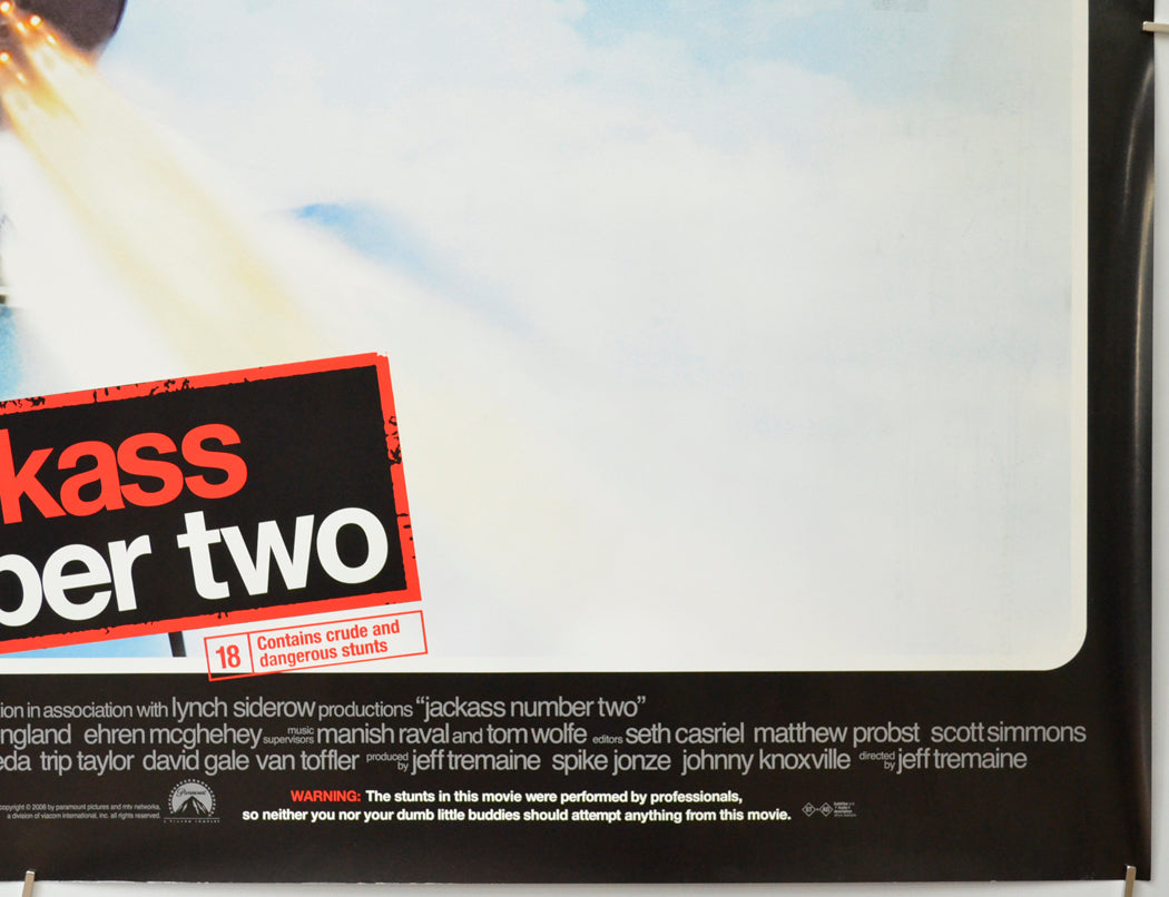 JACKASS NUMBER TWO (Bottom Right) Cinema Quad Movie Poster