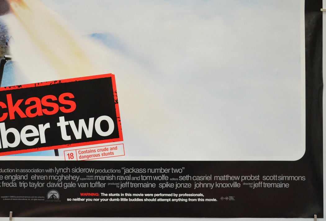 JACKASS NUMBER TWO (Bottom Right) Cinema Quad Movie Poster