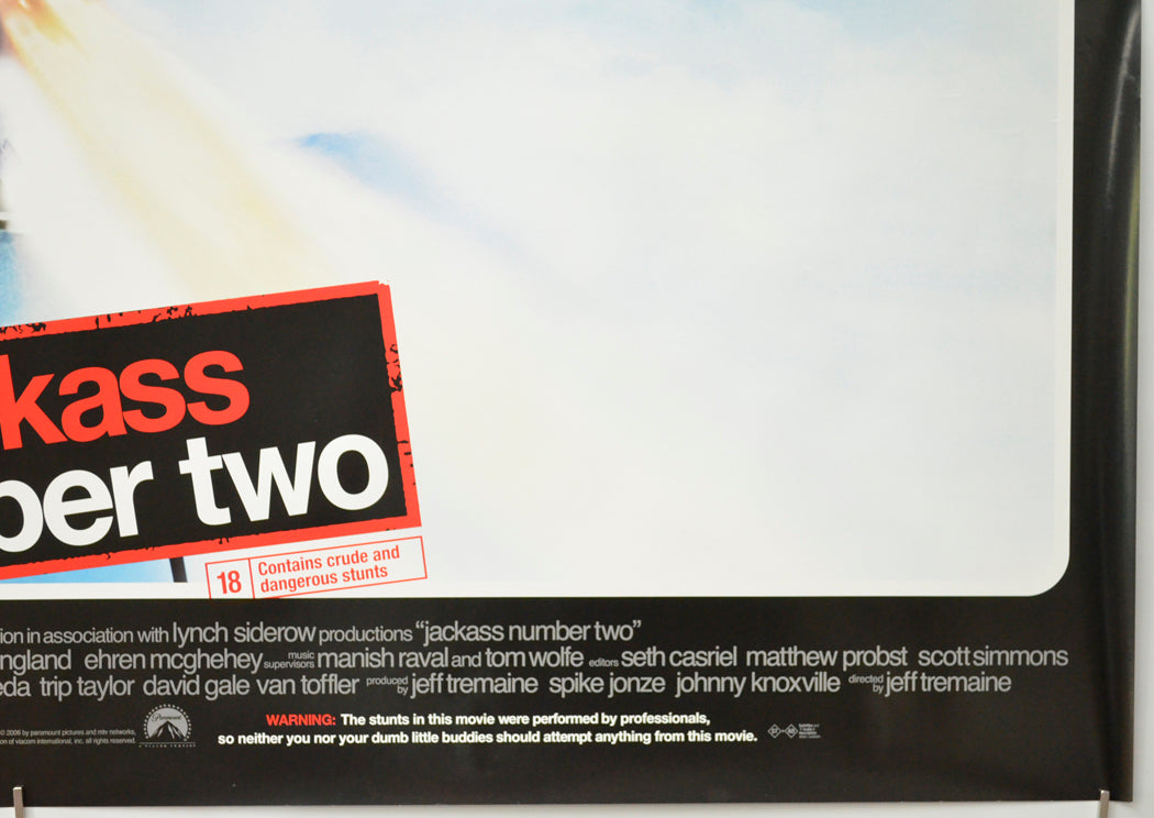 JACKASS NUMBER TWO (Bottom Right) Cinema Quad Movie Poster