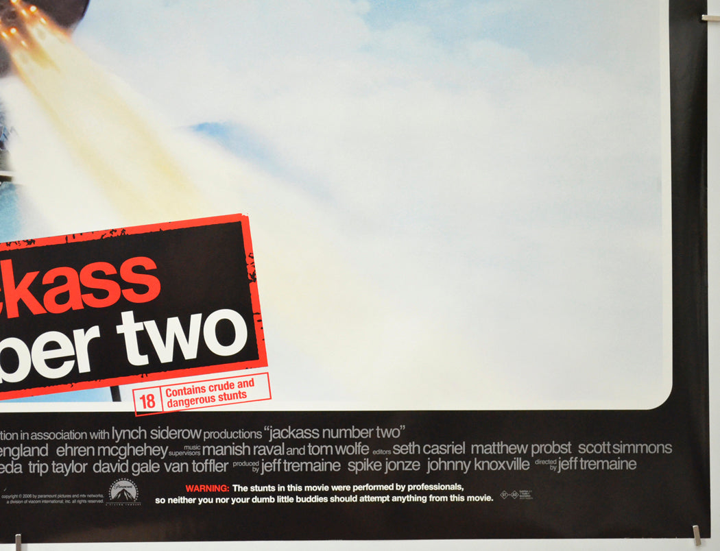 JACKASS NUMBER TWO (Bottom Right) Cinema Quad Movie Poster