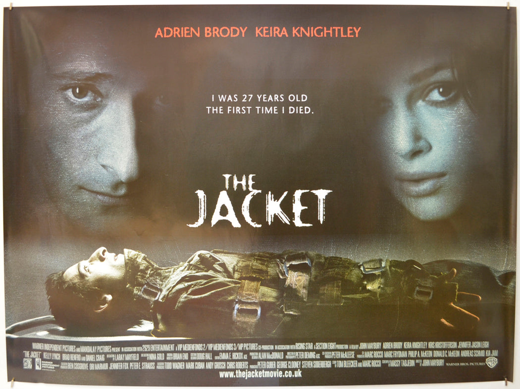 The Jacket Original Quad Poster - Film Poster - Movie Poster