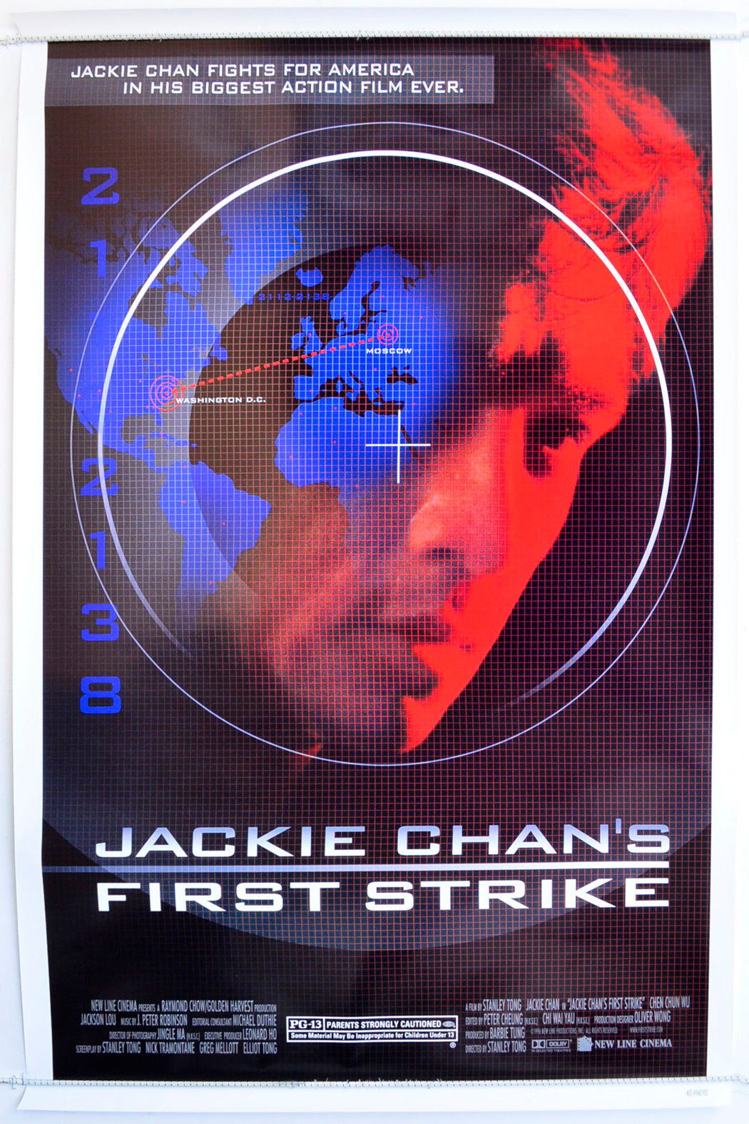 <h5> TITLE : </h5> <br>Jackie Chan's First Strike Original One Sheet Poster - Film Poster - Movie Poster
