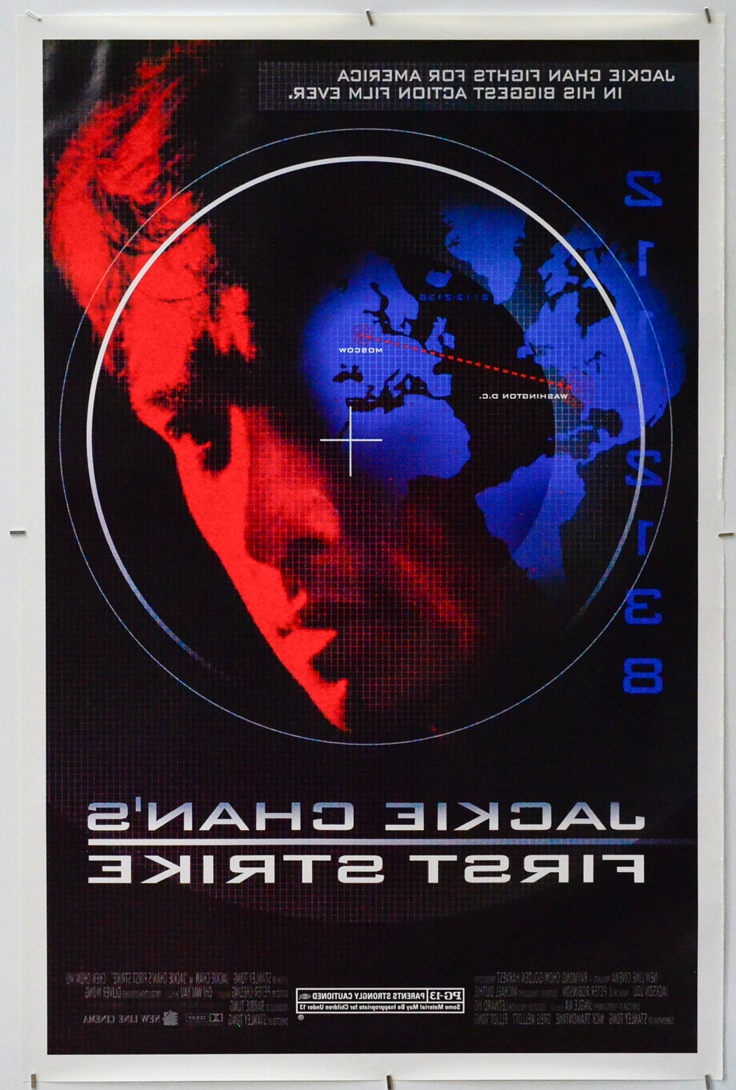 Jackie Chan's First Strike (Back) Cinema One Sheet Movie Poster
