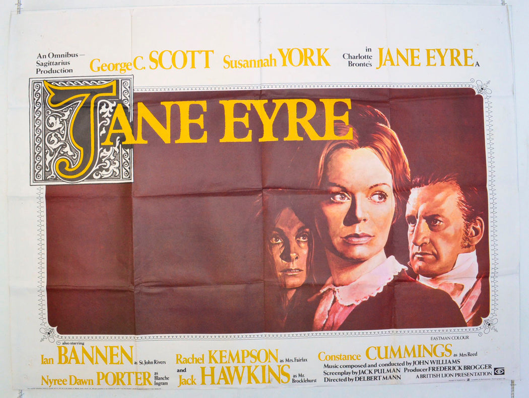 Jane Eyre Original British Quad Poster - Film Poster - Movie Poster
