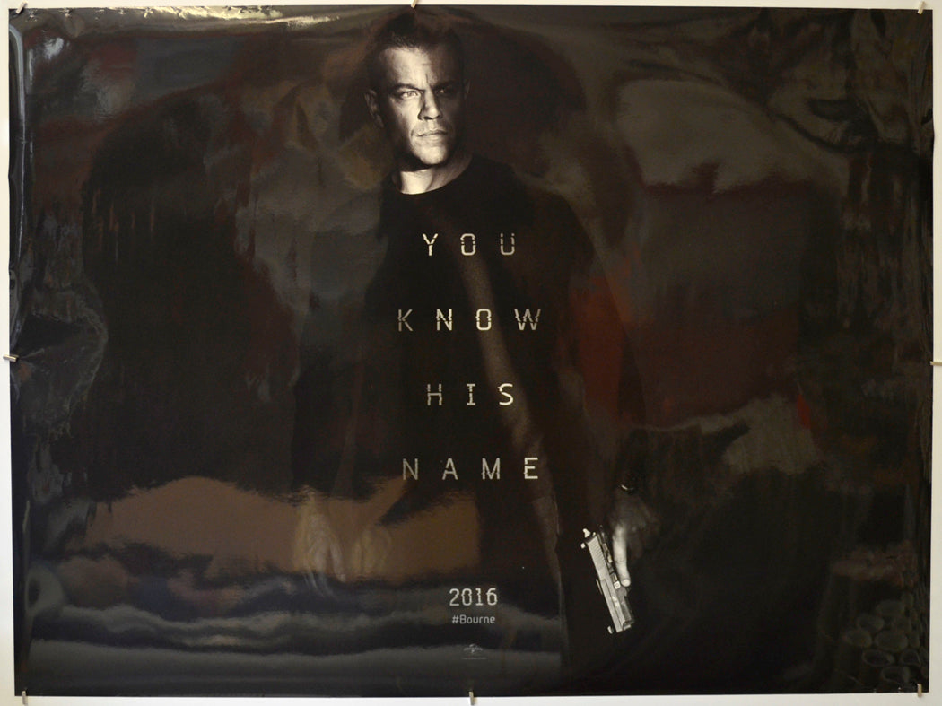 Jason Bourne (Teaser / Advance Version) Original Quad Poster - Film Poster - Movie Poster